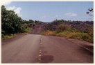 lava flow over road