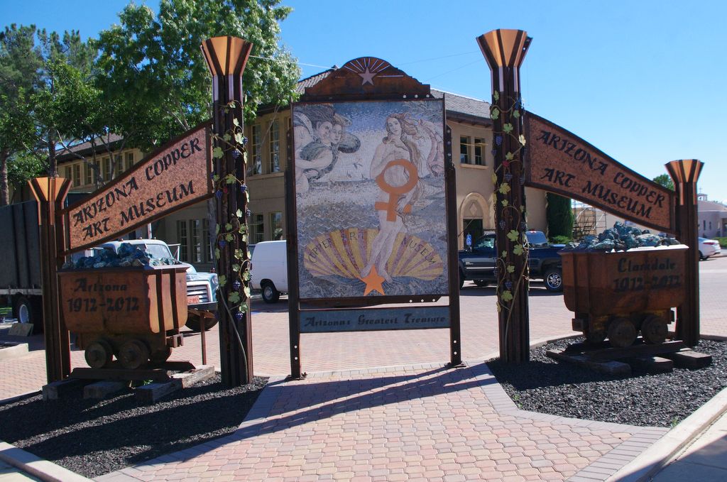 Copper Art Museum in Clarkdale, AZ