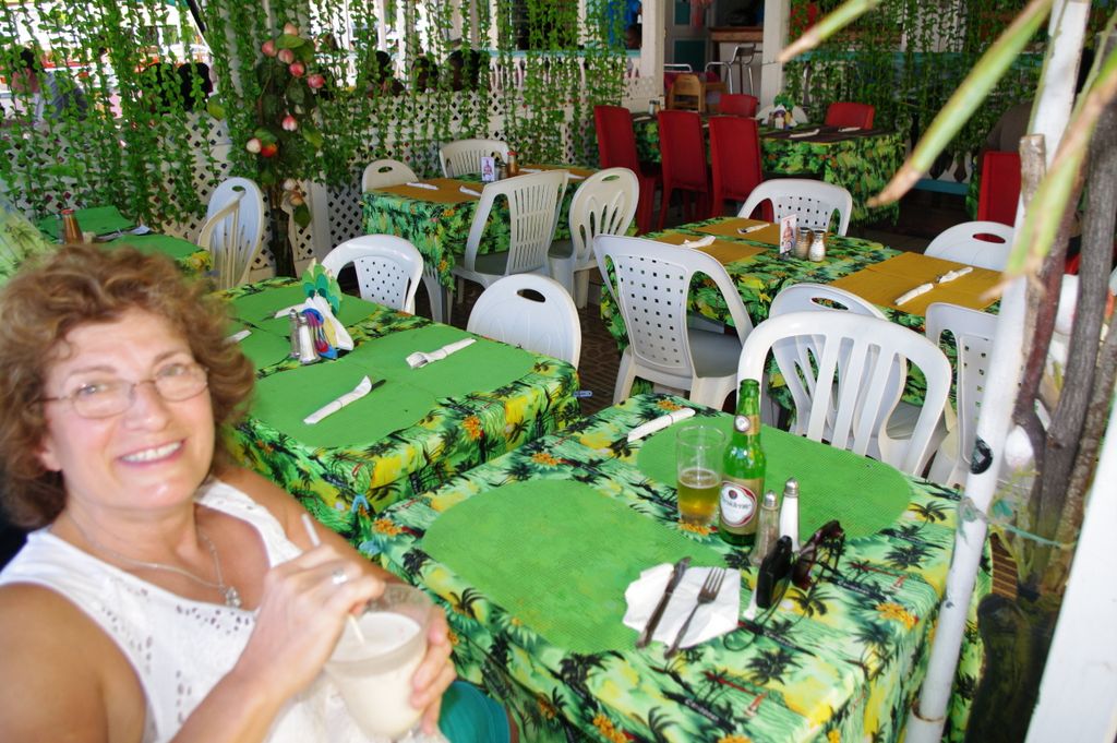 Departure day lunch at Rosemary's in Marigot